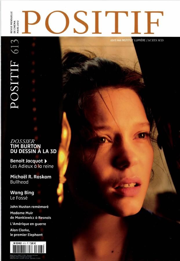 POSITIF magazine side cover Issue 613 March 2012