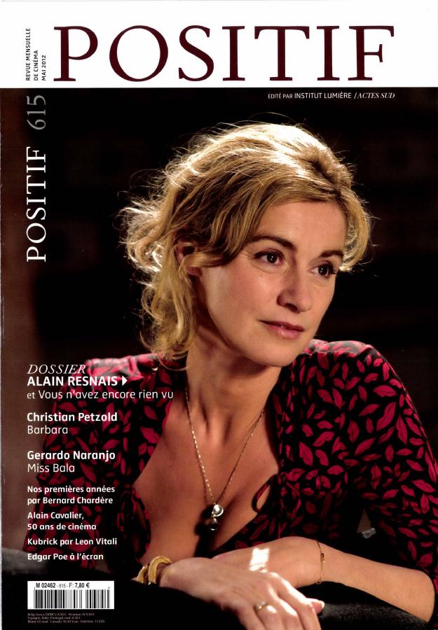 POSITIF magazine side cover Issue 615 May 2012