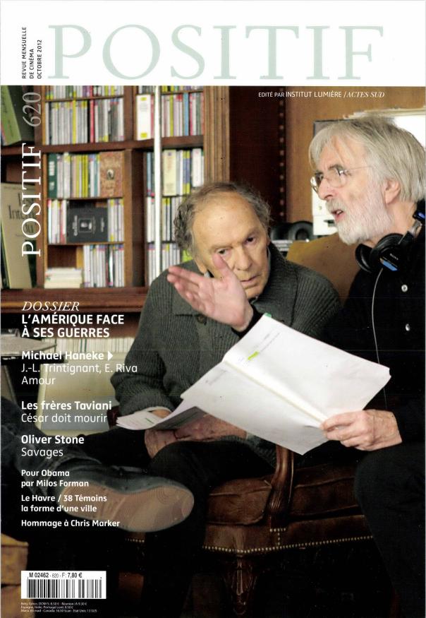 POSITIF magazine side cover Issue 620 October 2012