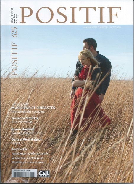 POSITIF magazine side cover Issue 625 March 2013