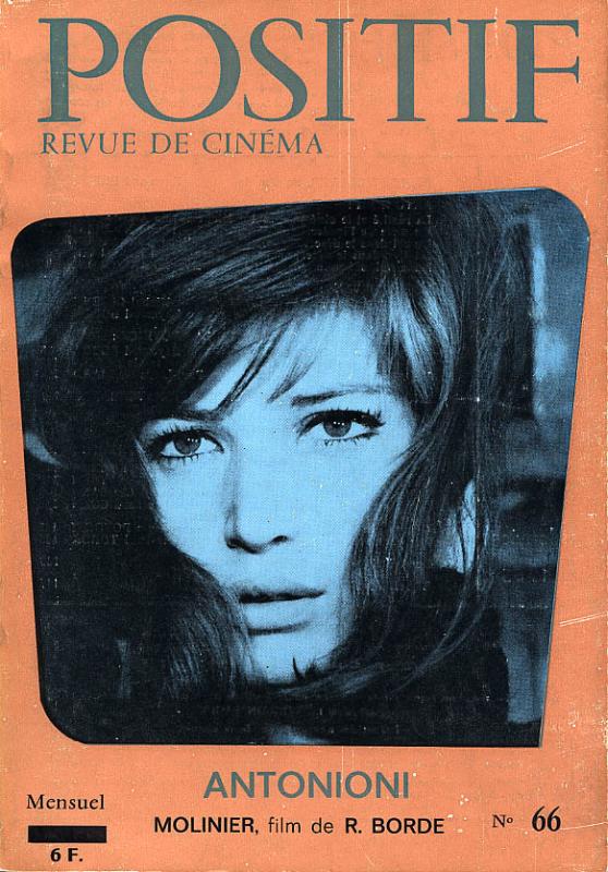 POSITIF magazine side cover Issue 66  1965