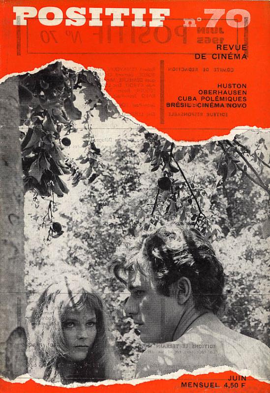 POSITIF magazine side cover Issue 70  1965