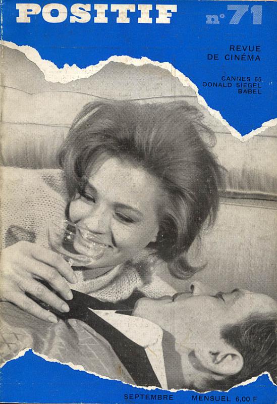 POSITIF magazine side cover Issue 71  1965