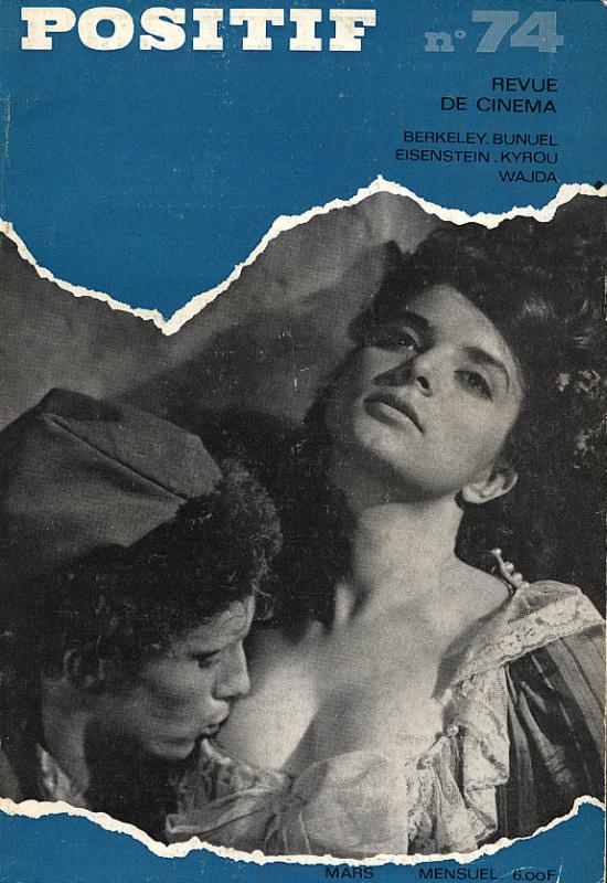 POSITIF magazine side cover Issue 74  1966