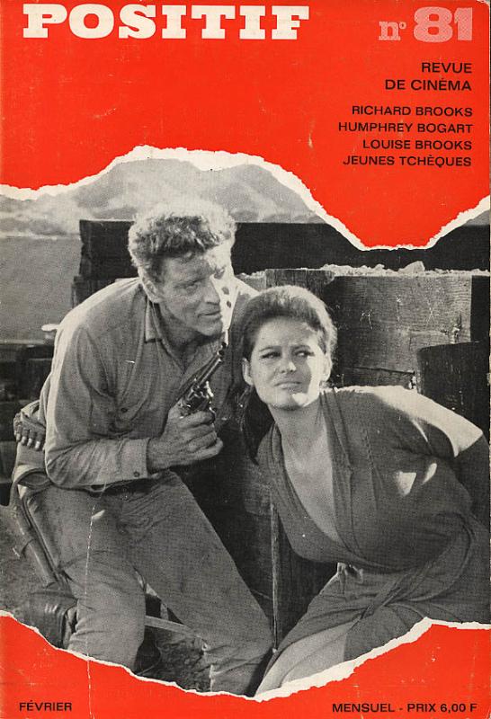 POSITIF magazine side cover Issue 81  1967