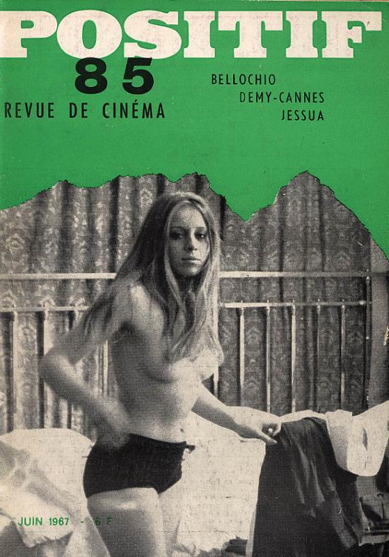 POSITIF magazine side cover Issue 85  1967