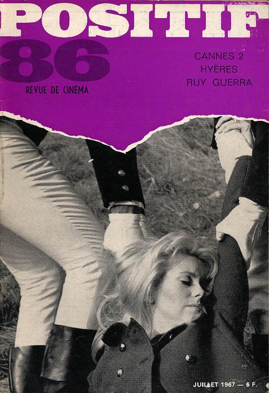 POSITIF magazine side cover Issue 86  1967