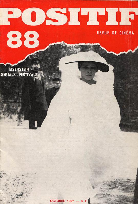 POSITIF magazine side cover Issue 88  1967