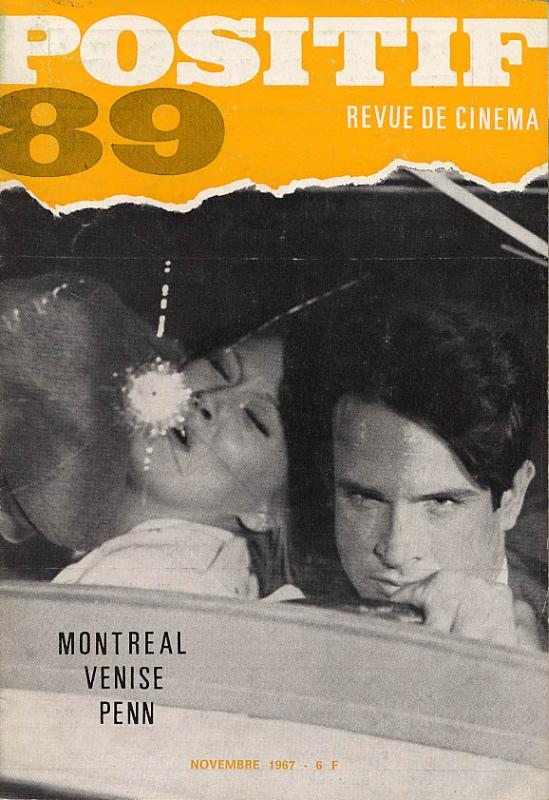 POSITIF magazine side cover Issue 89  1967