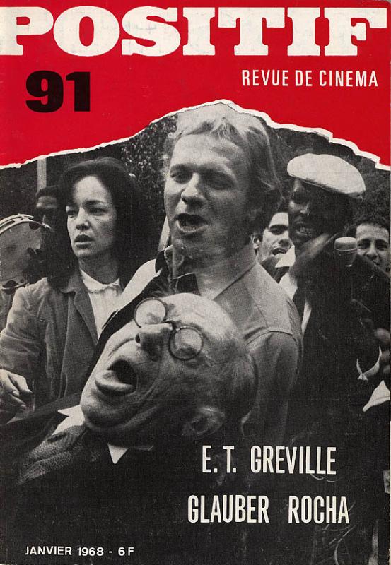 POSITIF magazine side cover Issue 91  1968