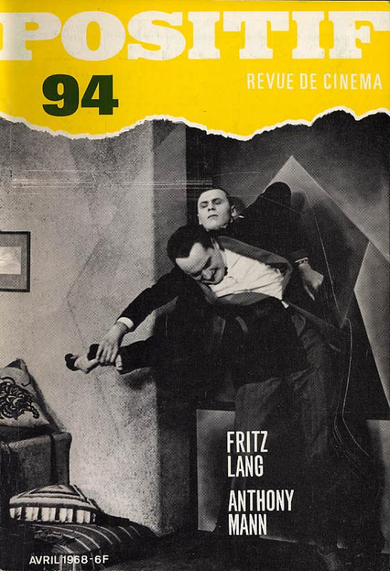 POSITIF magazine side cover Issue 94  1968