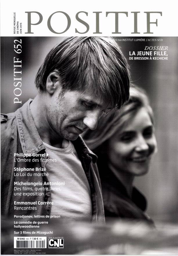 POSITIF magazine side cover Issue 652 June 2015
