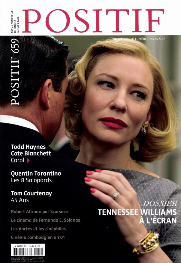 POSITIF magazine side cover Issue 659 January 2016