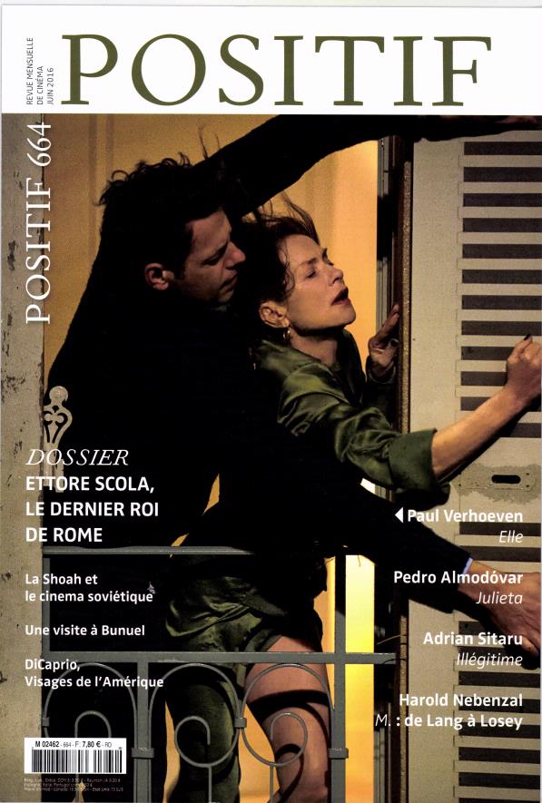 POSITIF magazine side cover Issue 664 June 2016