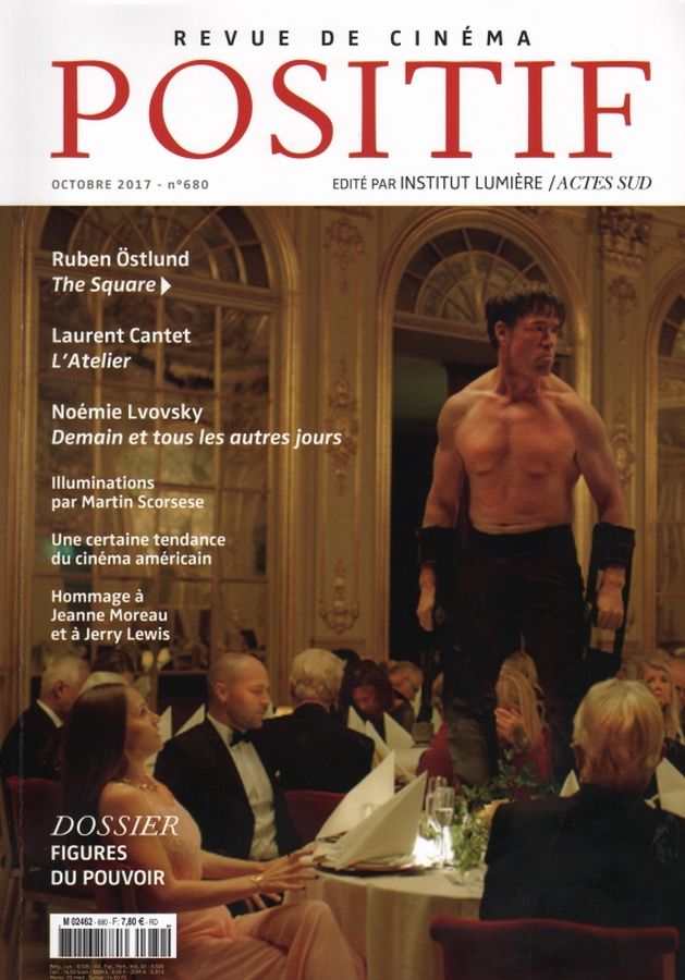 POSITIF magazine side cover Issue 680  October 2017