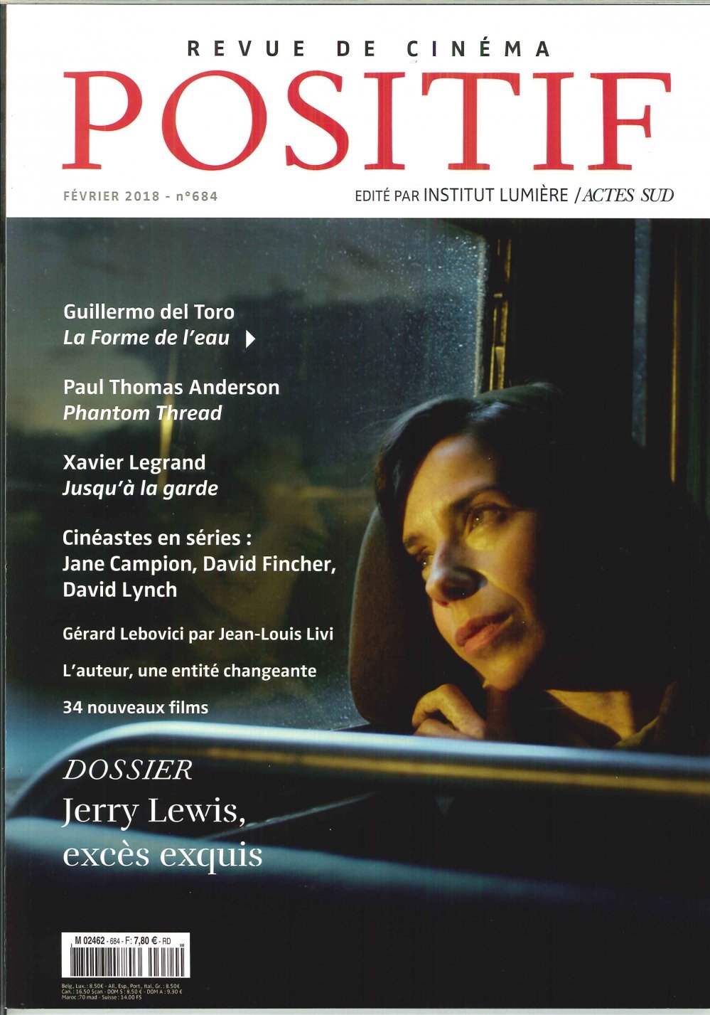 POSITIF magazine side cover Issue 684  February 2018