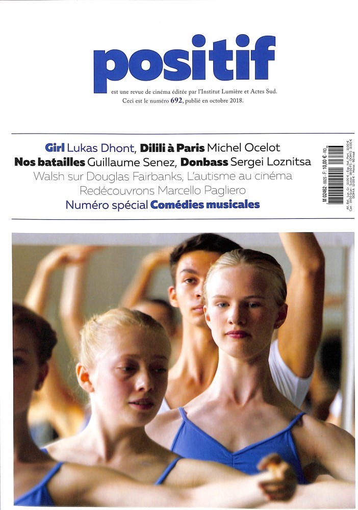 POSITIF magazine side cover Issue 692  October 2018