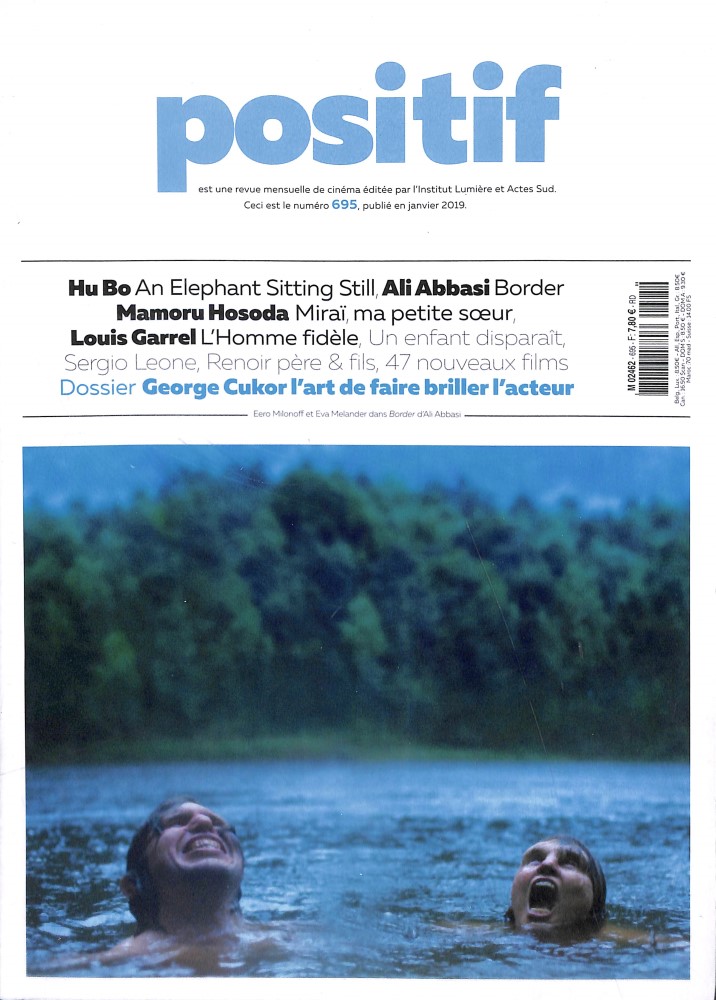 POSITIF magazine side cover Issue 695  January 2019