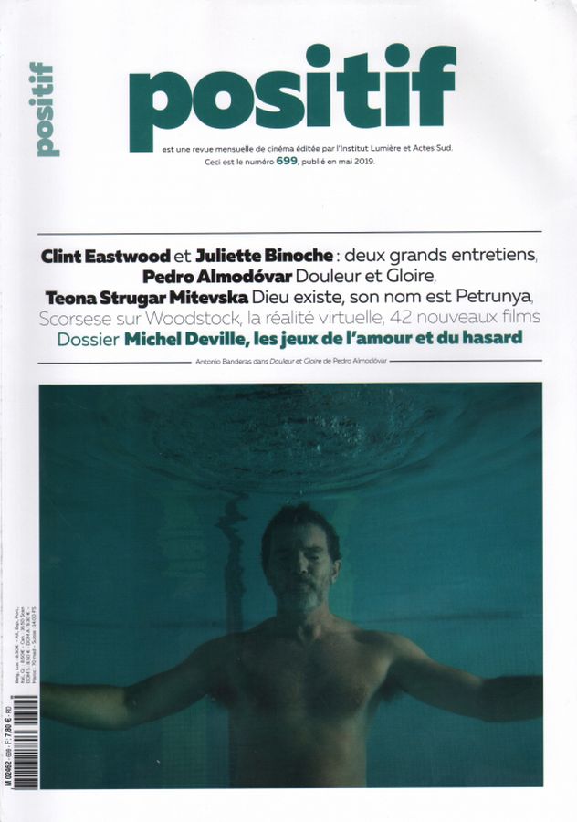 POSITIF magazine side cover Issue 699  May 2019
