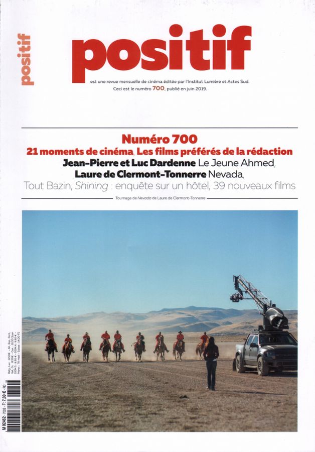 POSITIF magazine side cover Issue 700  June 2019