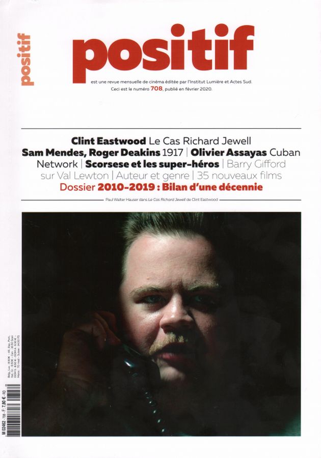 POSITIF magazine side cover Issue 708  February 2020