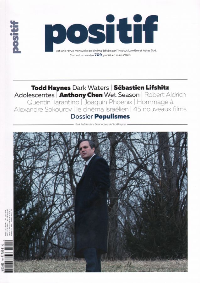 POSITIF magazine side cover Issue 709  March 2020