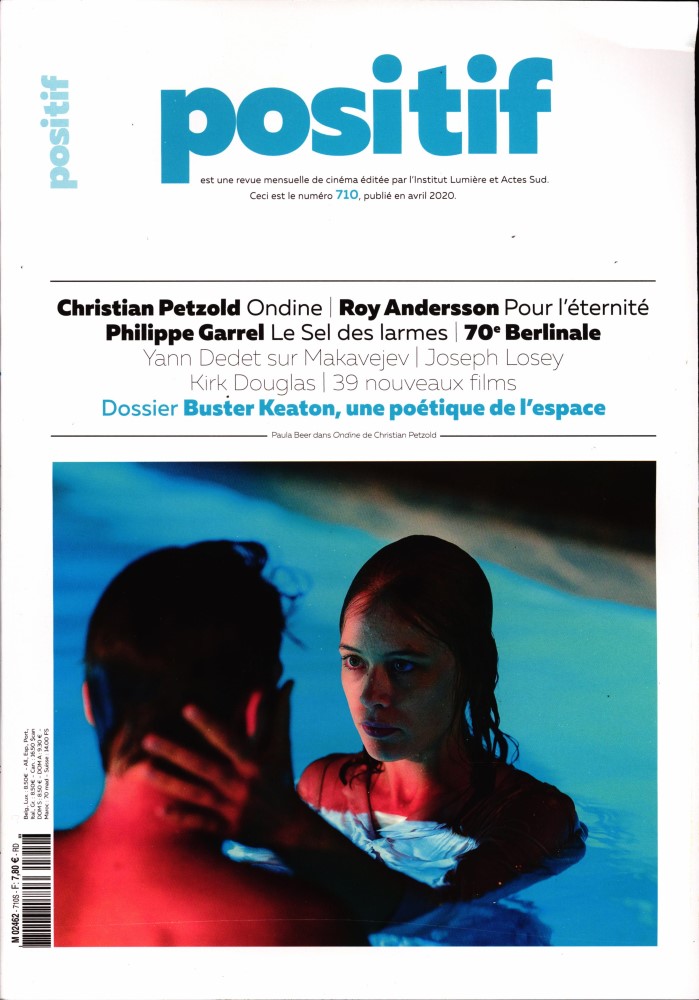POSITIF magazine side cover Issue 710  April 2020