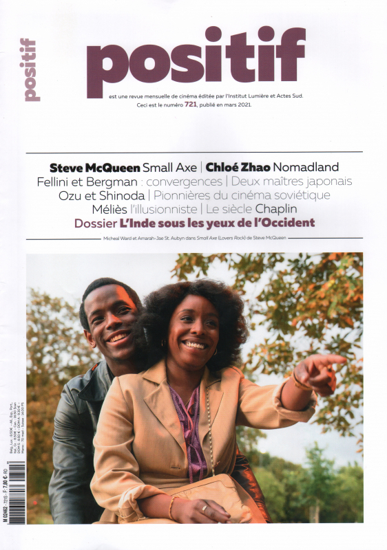 POSITIF magazine side cover Issue 721  March 2021