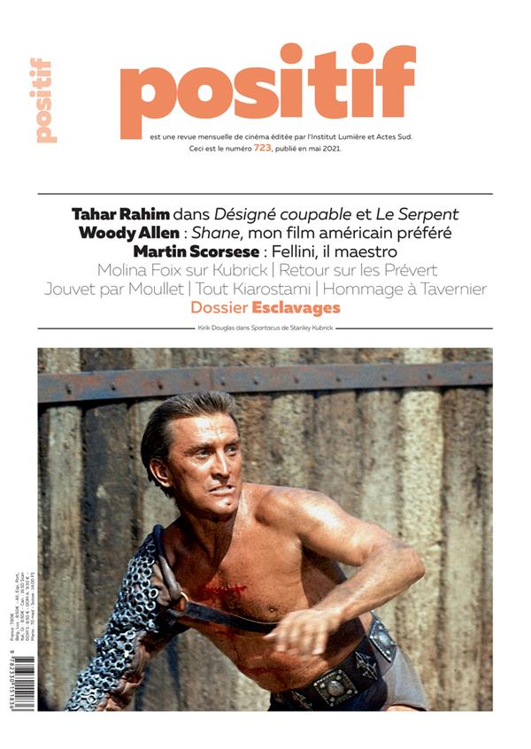 POSITIF magazine side cover Issue 723  May 2021