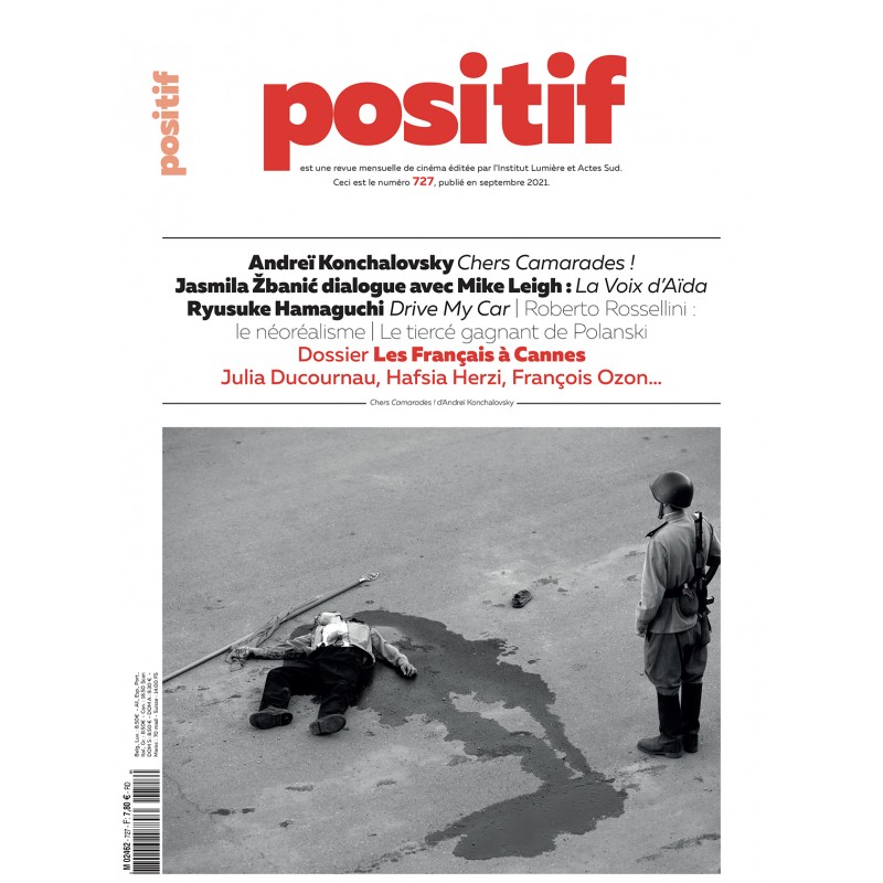 POSITIF magazine side cover Issue 727  September 2021