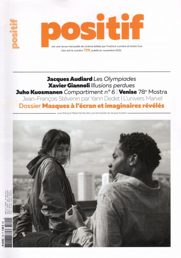 POSITIF magazine side cover Issue 729  November 2021