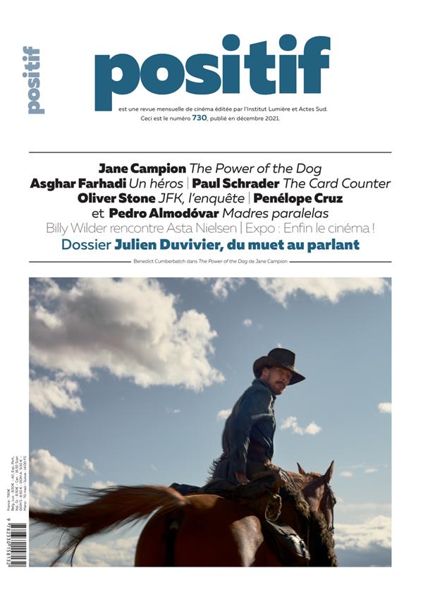 POSITIF magazine side cover Issue 730  December 2021