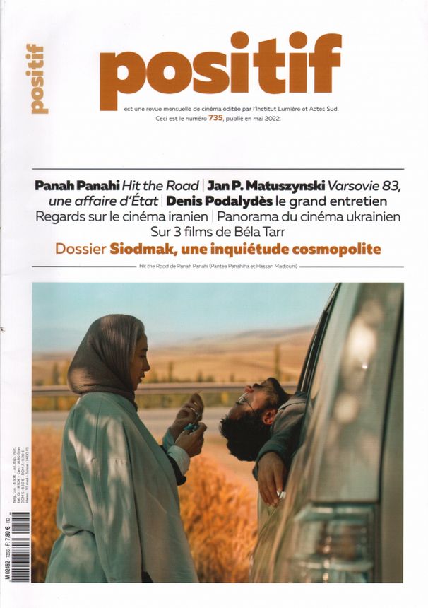 POSITIF magazine side cover Issue 735  May 2022