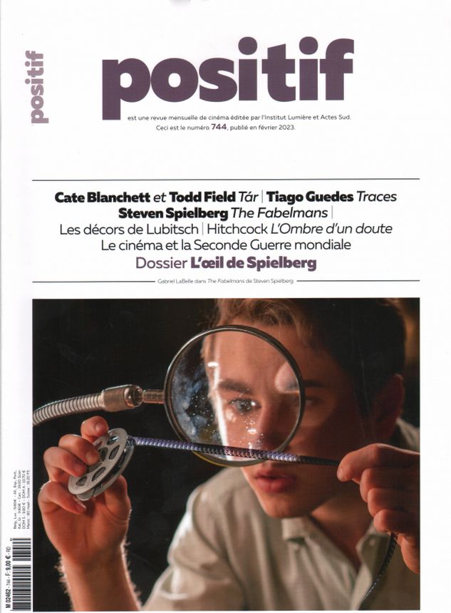 POSITIF magazine side cover Issue 744  February 2023