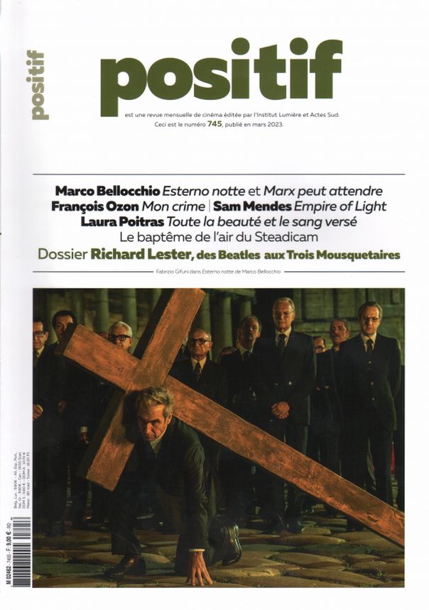 POSITIF magazine side cover Issue 745  March 2023