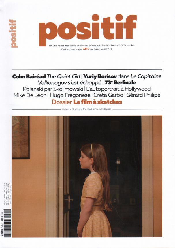 POSITIF magazine side cover Issue 746  April 2023