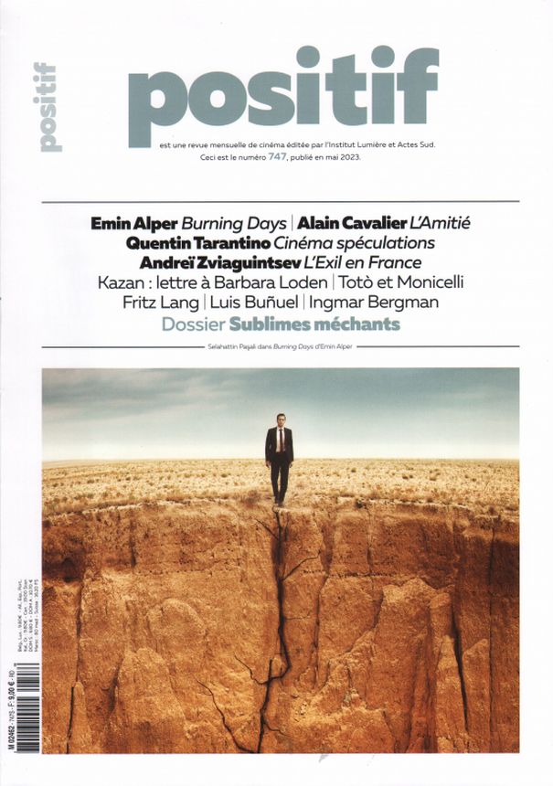 POSITIF magazine side cover Issue 747  May 2023