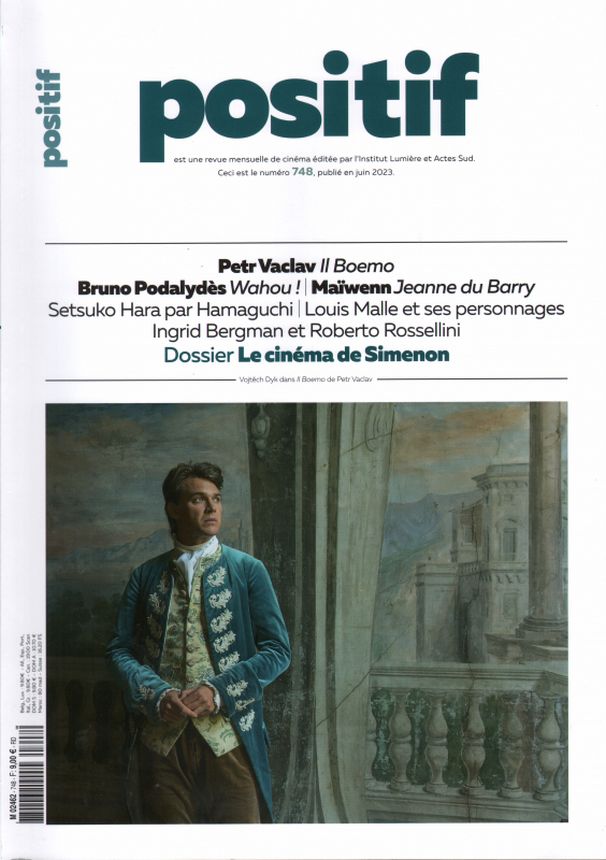 POSITIF magazine side cover Issue 748  June 2023