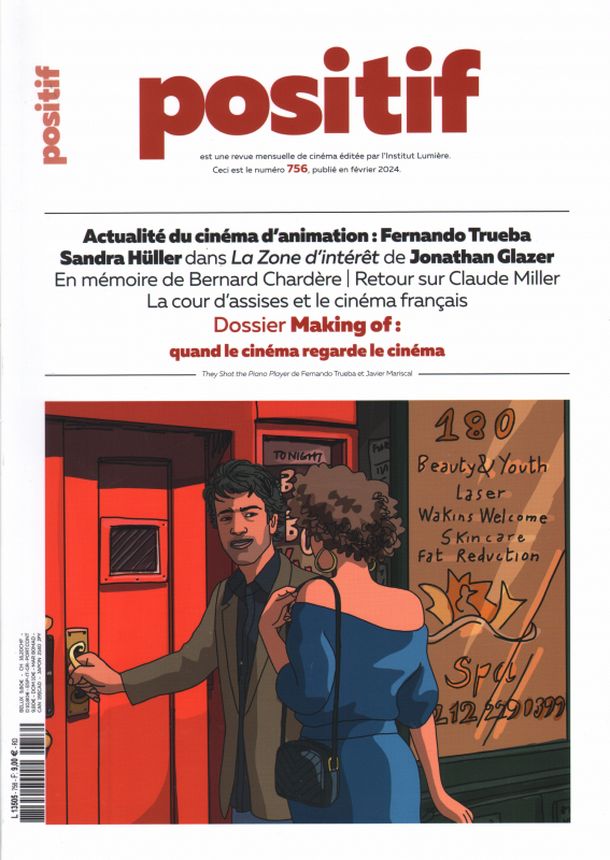 POSITIF magazine side cover Issue 756  February 2024