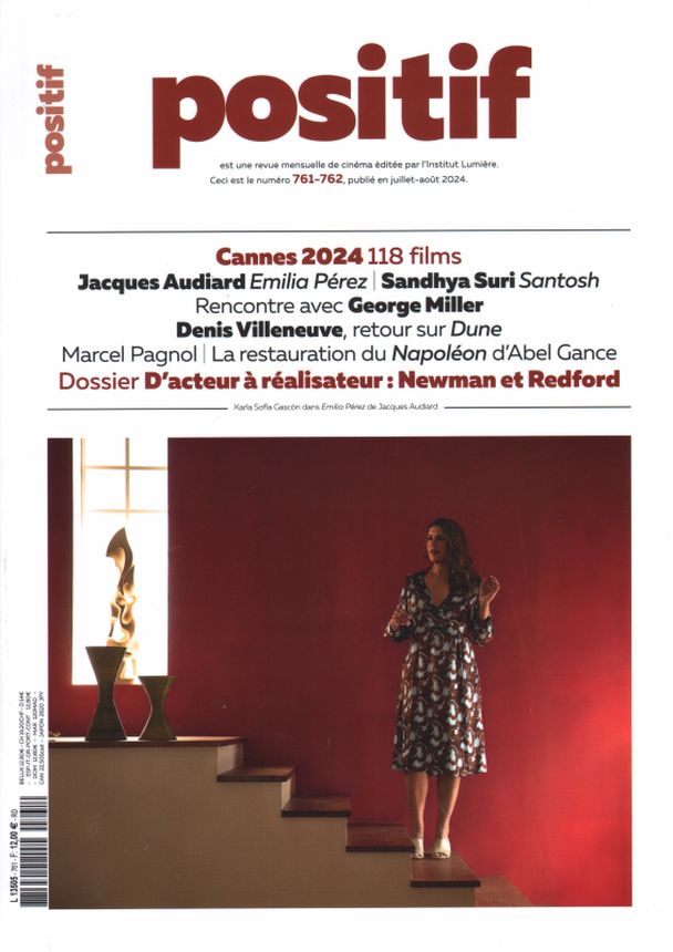POSITIF magazine side cover Issue 761-2  July/August 2024