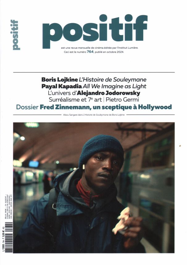 POSITIF magazine side cover Issue 764  October 2024