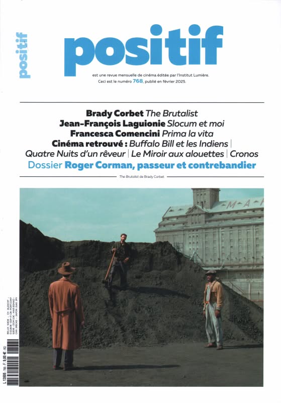POSITIF magazine side cover Issue 768  February 2025