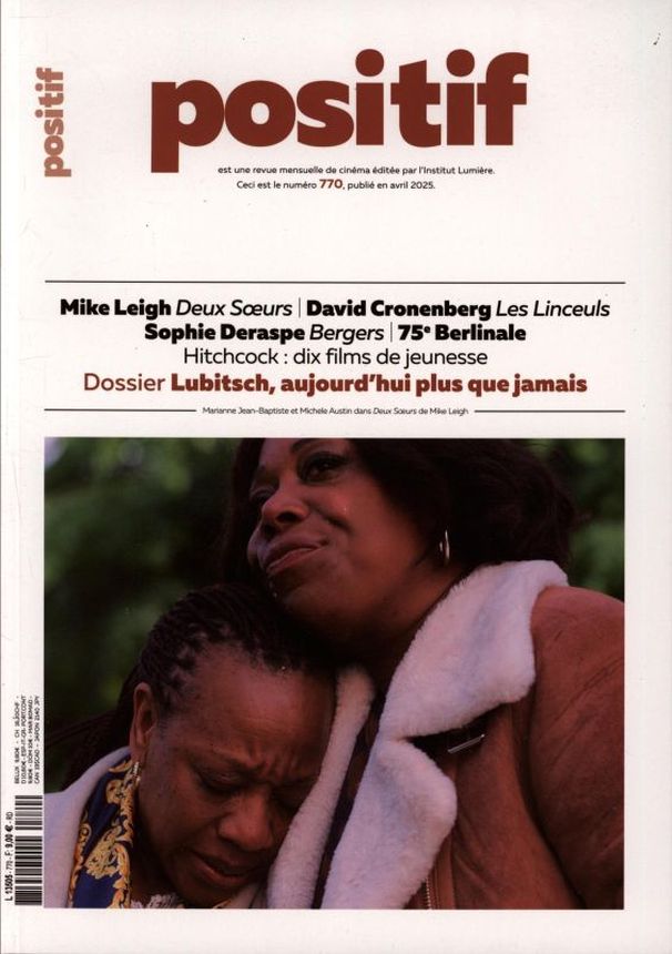 POSITIF magazine side cover Issue 770  April 2025