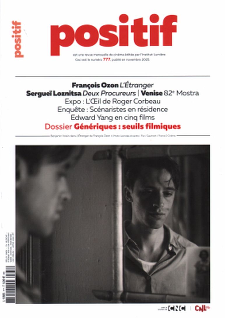 POSITIF magazine side cover Issue 777  November 2025