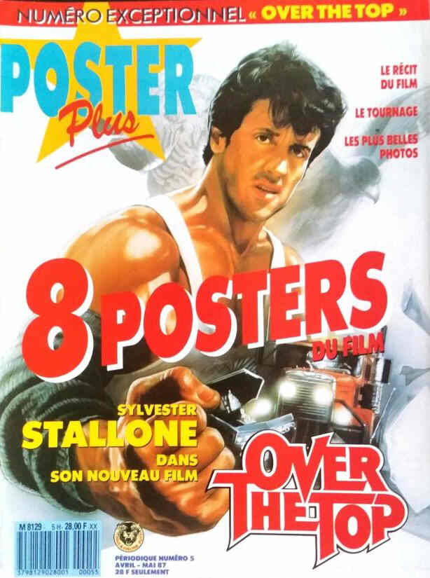 POSTER PLUS magazine side cover Issue 5 April-May 1987