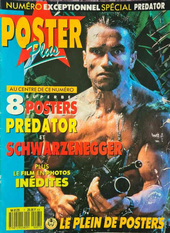 POSTER PLUS magazine side cover Issue 7   1987