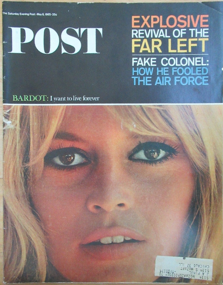 SATURDAY EVENING POST magazine side cover 8 May 1965