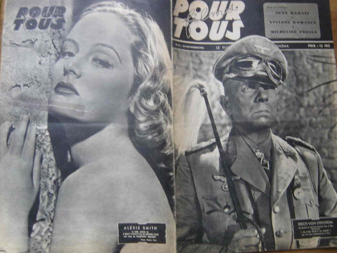 FILMS POUR TOUS magazine side cover Issue 33 26 November 1946