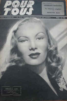 FILMS POUR TOUS magazine side cover Issue 40 14 January 1947