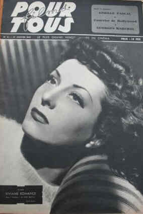 FILMS POUR TOUS magazine side cover Issue 41 21 January 1947
